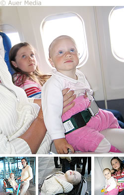 Bebisen på flygplanet - trevlig flygresa!